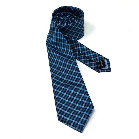 Tommy Hilfiger Silk Plaid Tie - Picture 1 of 5
